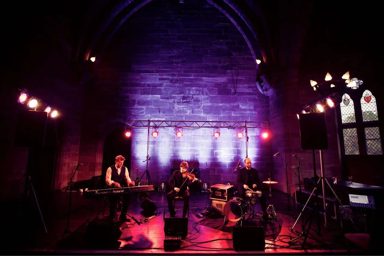 Triple Scotch Ceilidh Band performing