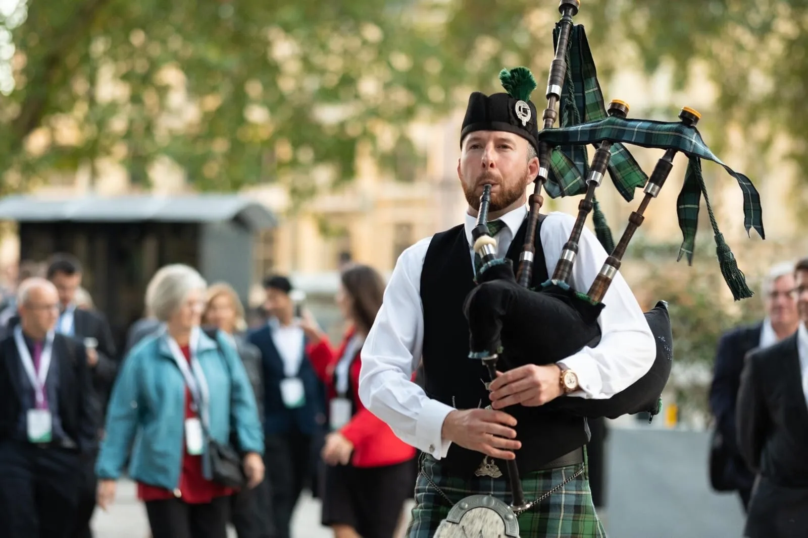 Matthew McRae piping