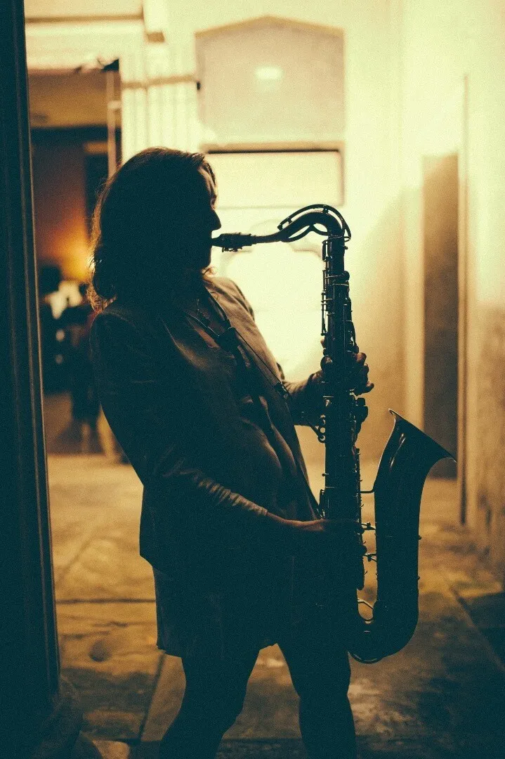 Encore saxophonist, Katy Jungmann