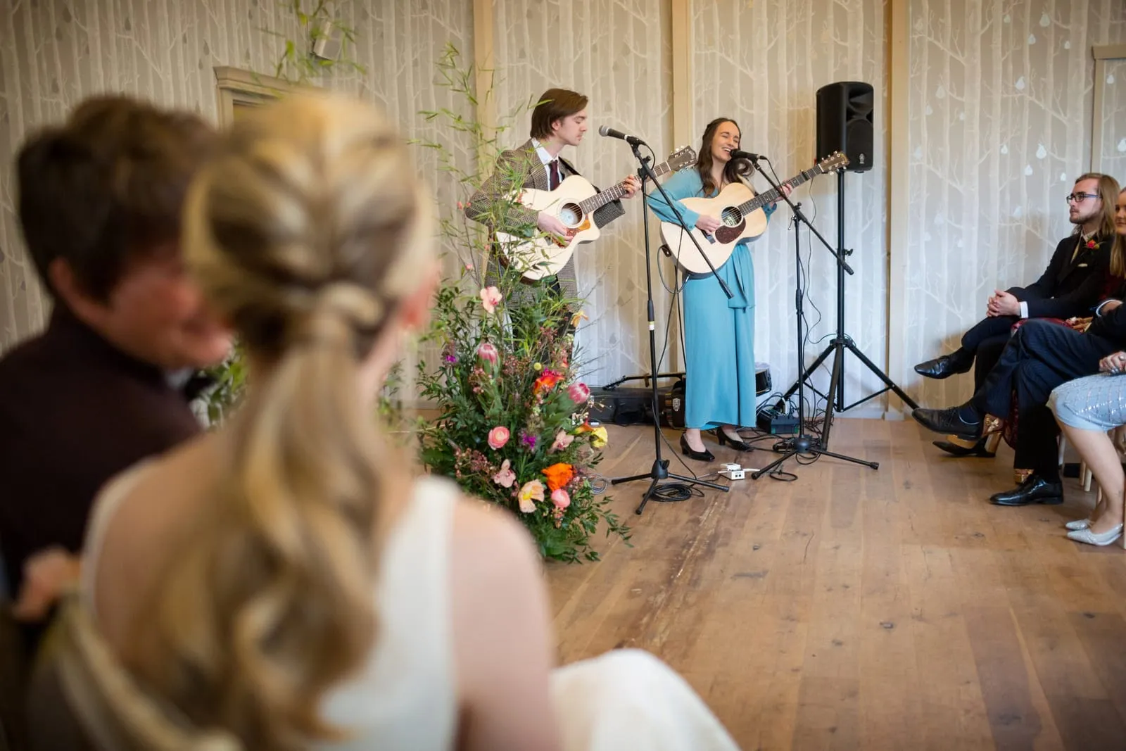 The Woodstock Duo Performing at a Wedding Ceremony