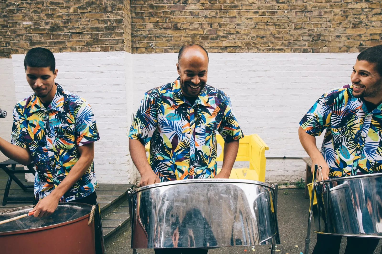 Sunny Steel Band performing outdoors