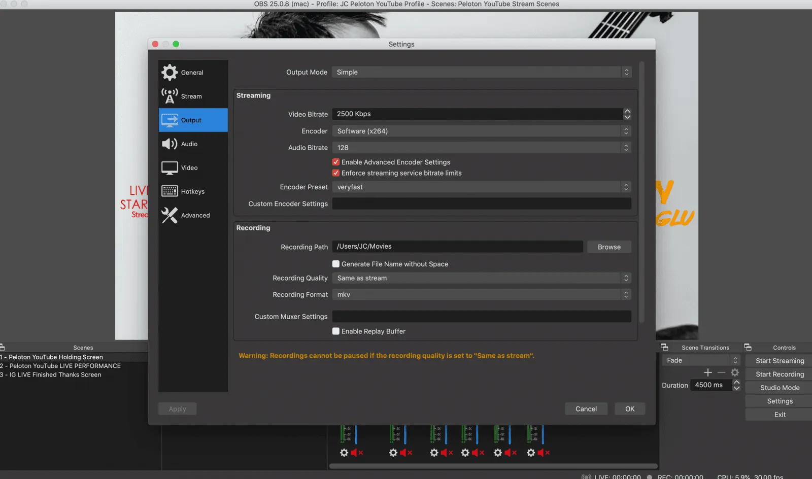 OBS Example images