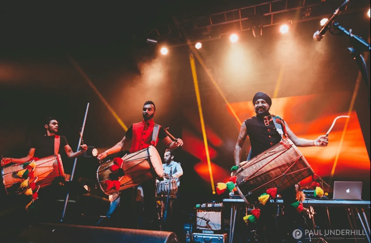 Encore's Dhol player - Johnny Kalsi