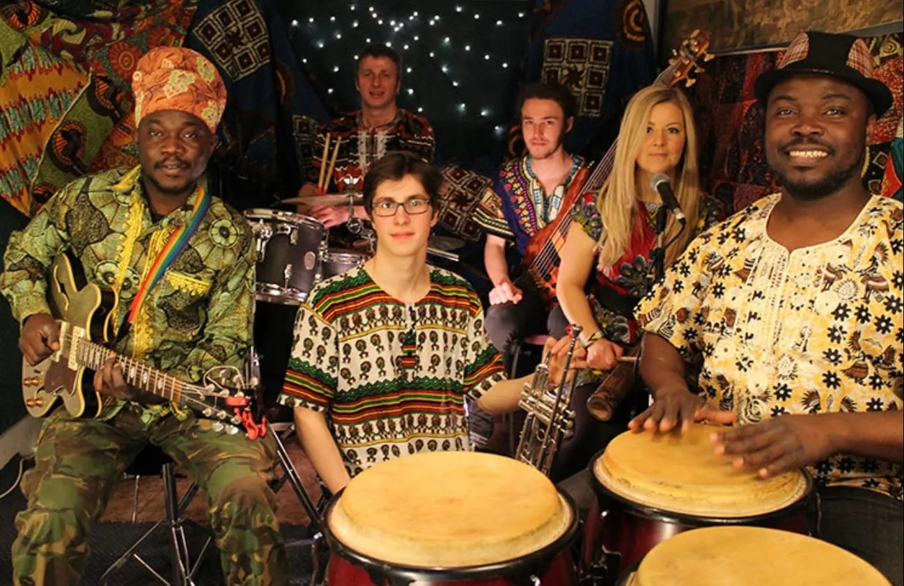 Afrobeat band - Afla Sackey & Afrik Bawantu