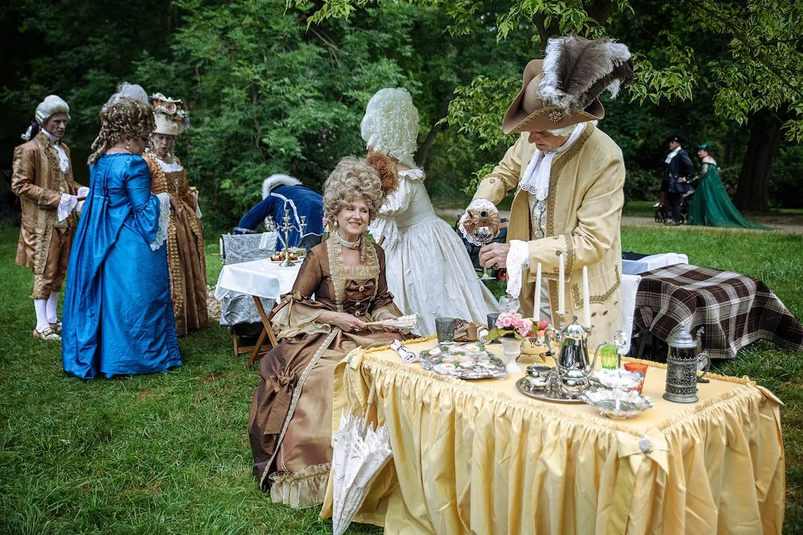 Regency era themed garden party