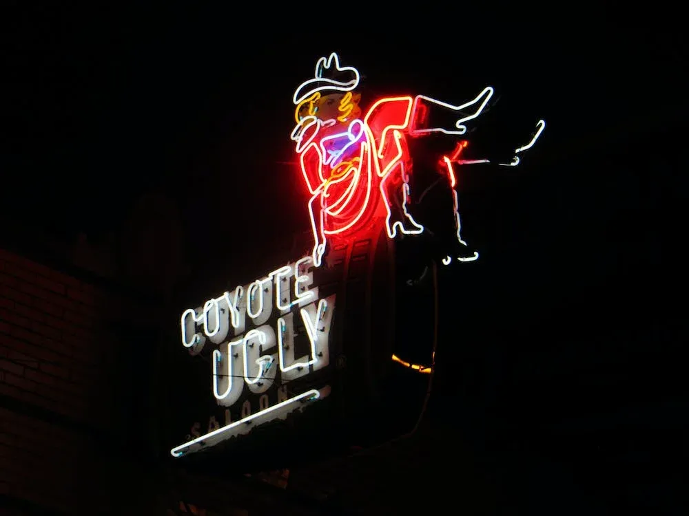 coyote ugly sign