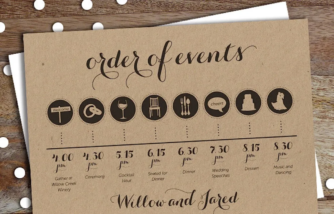 Wedding Day Timeline - Encoremusicians.com
