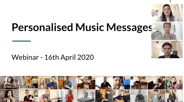 Webinar: How to get the most from Personalised Music Messages