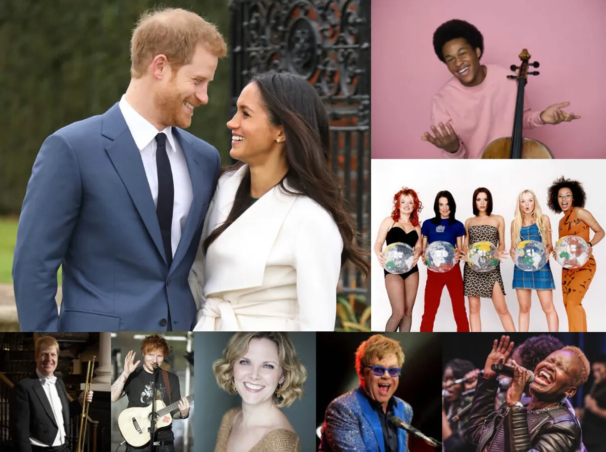 Royal Wedding Musicians - Harry and Meghan, Sheku Kanneh-Mason, Spice Girls, Karen Kingdom Choir, Elton John, Elin Manahan-Thomas, Ed Sheeran, David Blackadder