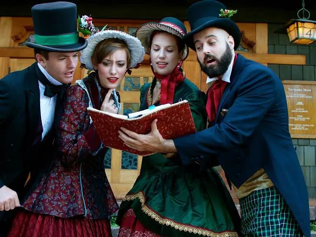Victorian Christmas Carollers