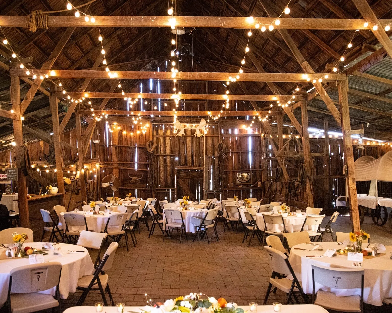 rustic wedding hall