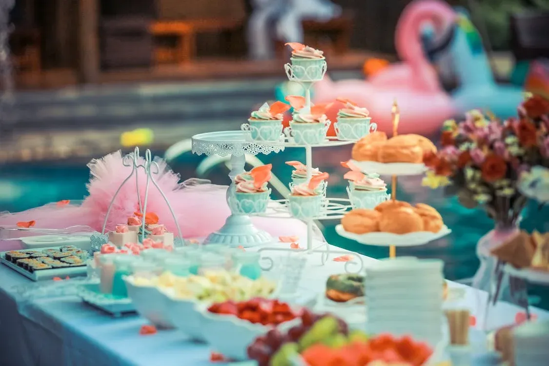 close up of Enchanted Tea Party